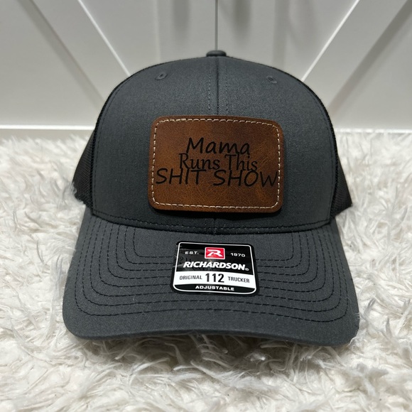 Trucker SnapBack Richardson 112 hat. Mama runs this. - Picture 2 of 2